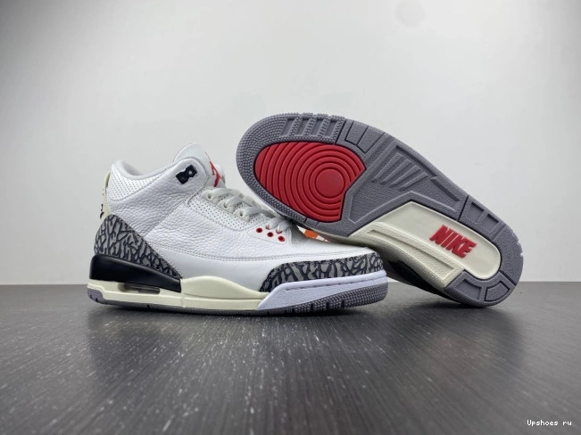 White 3 Jordan Reimagined Retro DN3707-100 Cement 0328